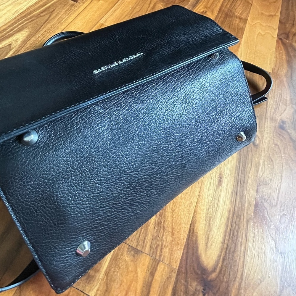 Costume national black leather purse, NEW - Picture 10 of 17